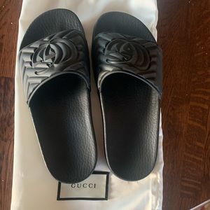Authentic Black Women’s Gucci Slides